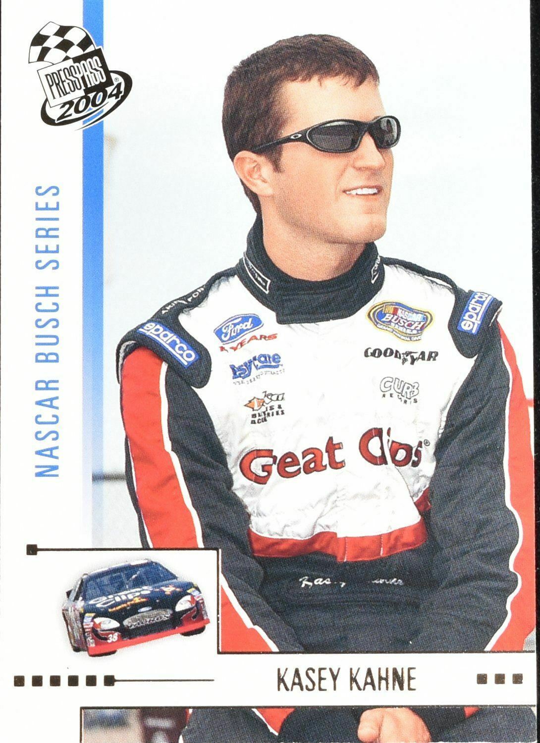 Kasey Kahne Press Pass 2004 nascar Racing Card No. 42