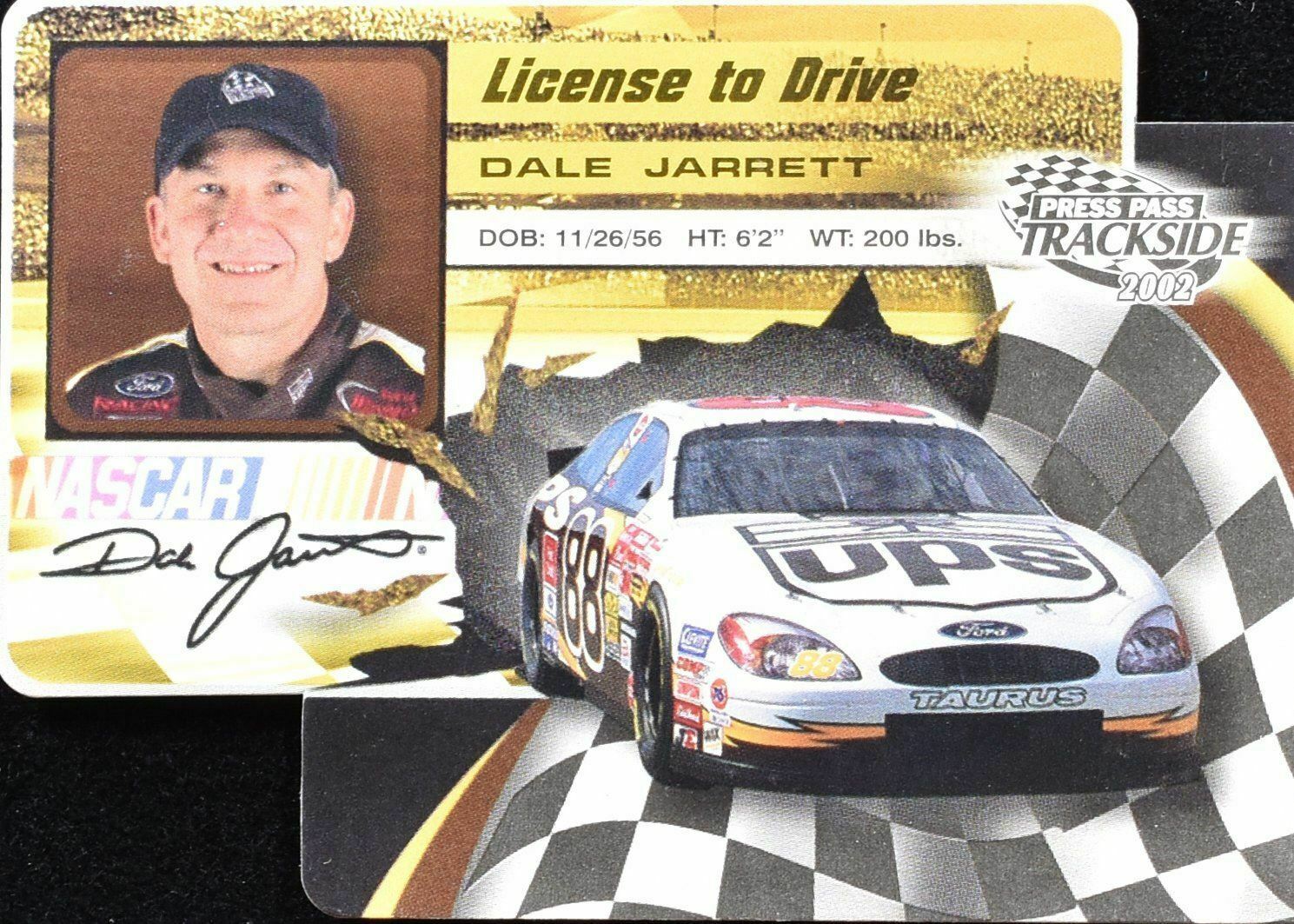 Dale Jarrett License To Drive Press Pass 2002 LDP 14/36