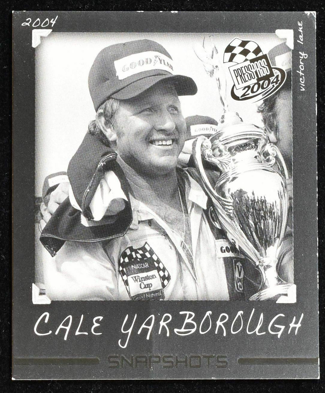 Cale Yarborough SS 36 / 36 Press Pass 2004 Snapshots Nascar Racing Card