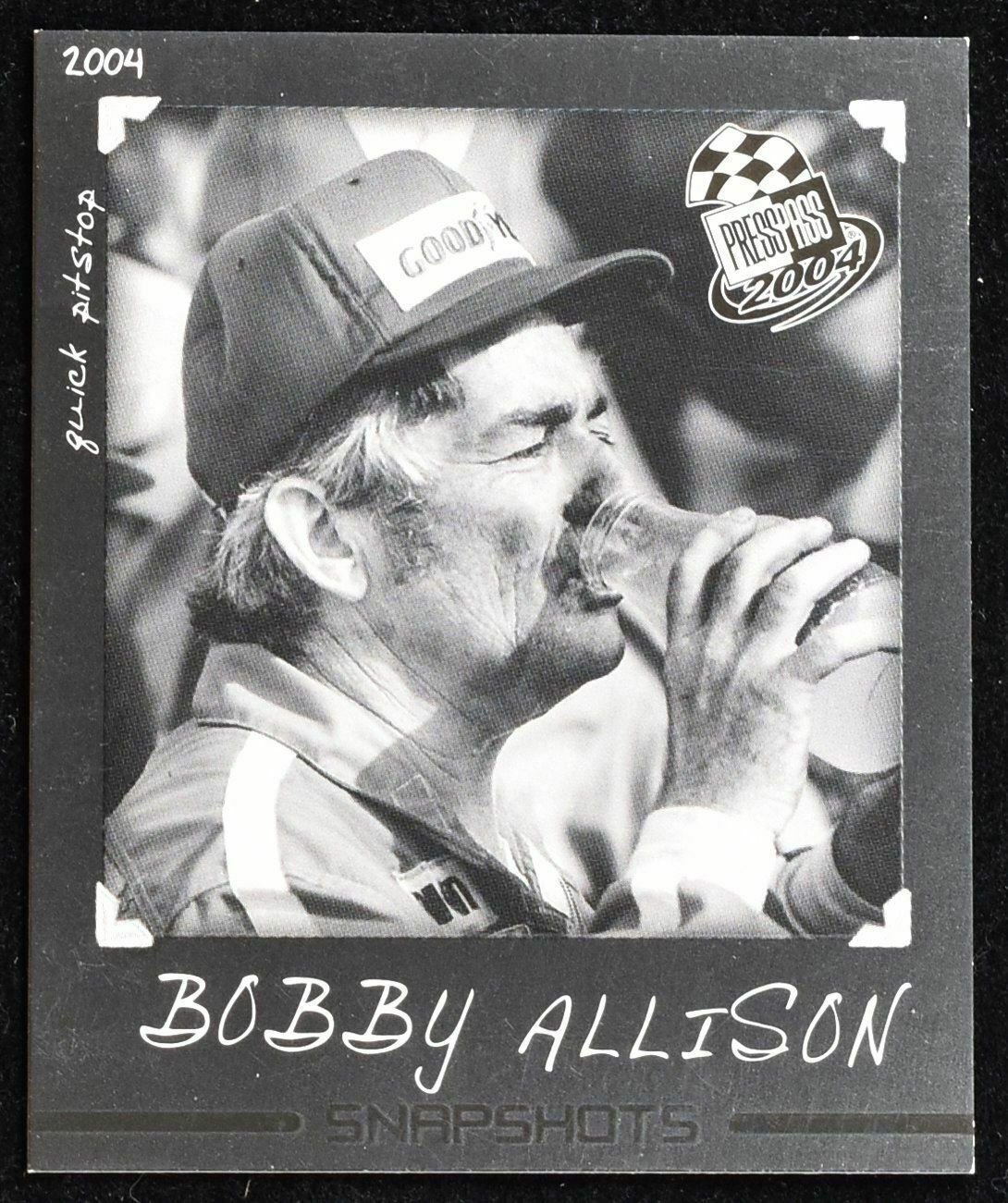 Bobby Allison SS 34/36 Press Pass 2004 Snapshots Nascar Racing Card