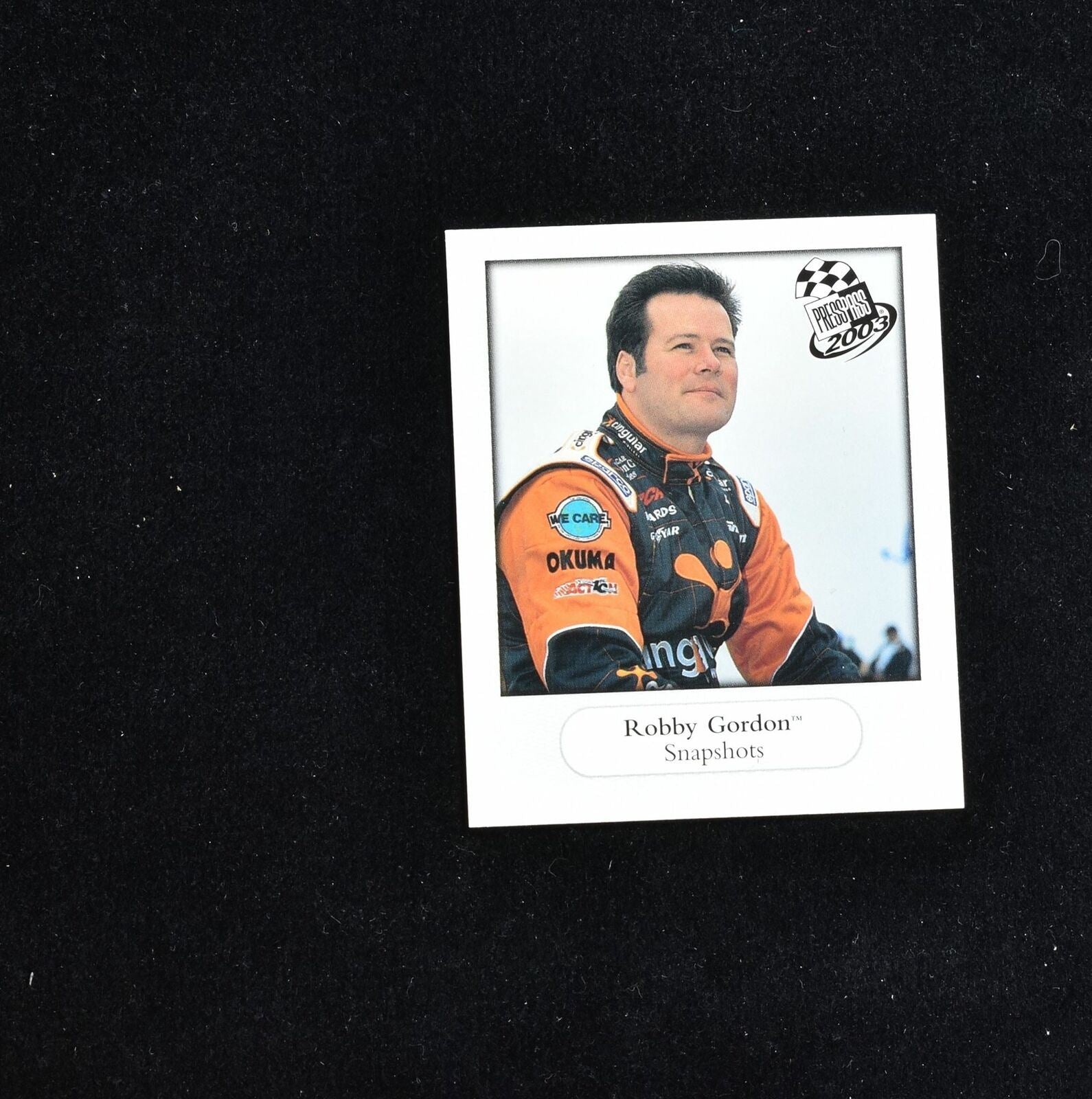 Robby Gordon SS 26 /36 Press Pass 2003 Snapshots Nascar Racing Card