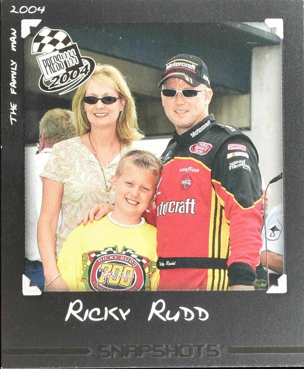 Ricky Rudd SS 21 / 36 Press Pass 2004 Snapshots Nascar Racing Card