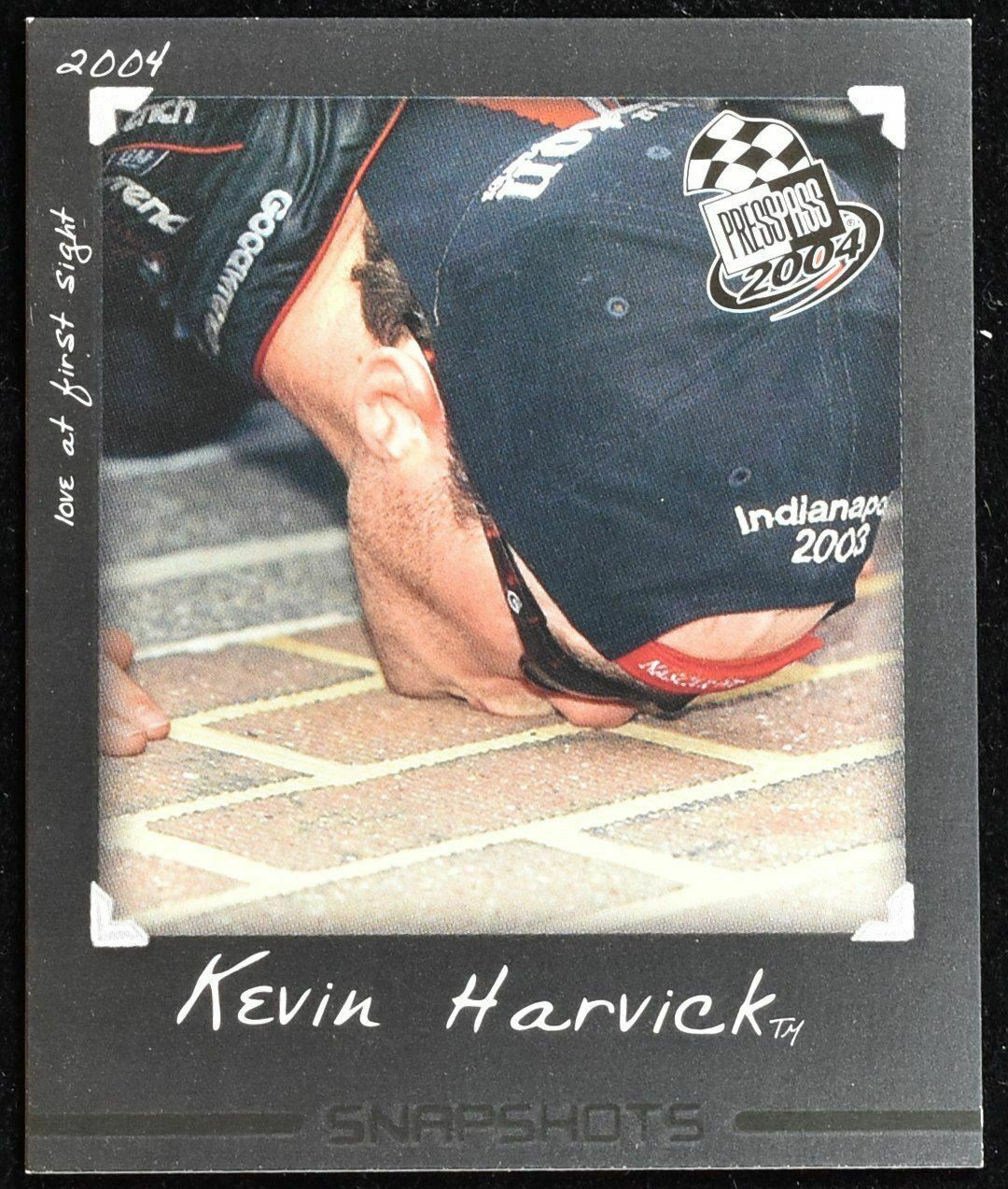 Kevin Harvick SS 9 / 36 Press Pass 2004 Snapshots Nascar Racing Card