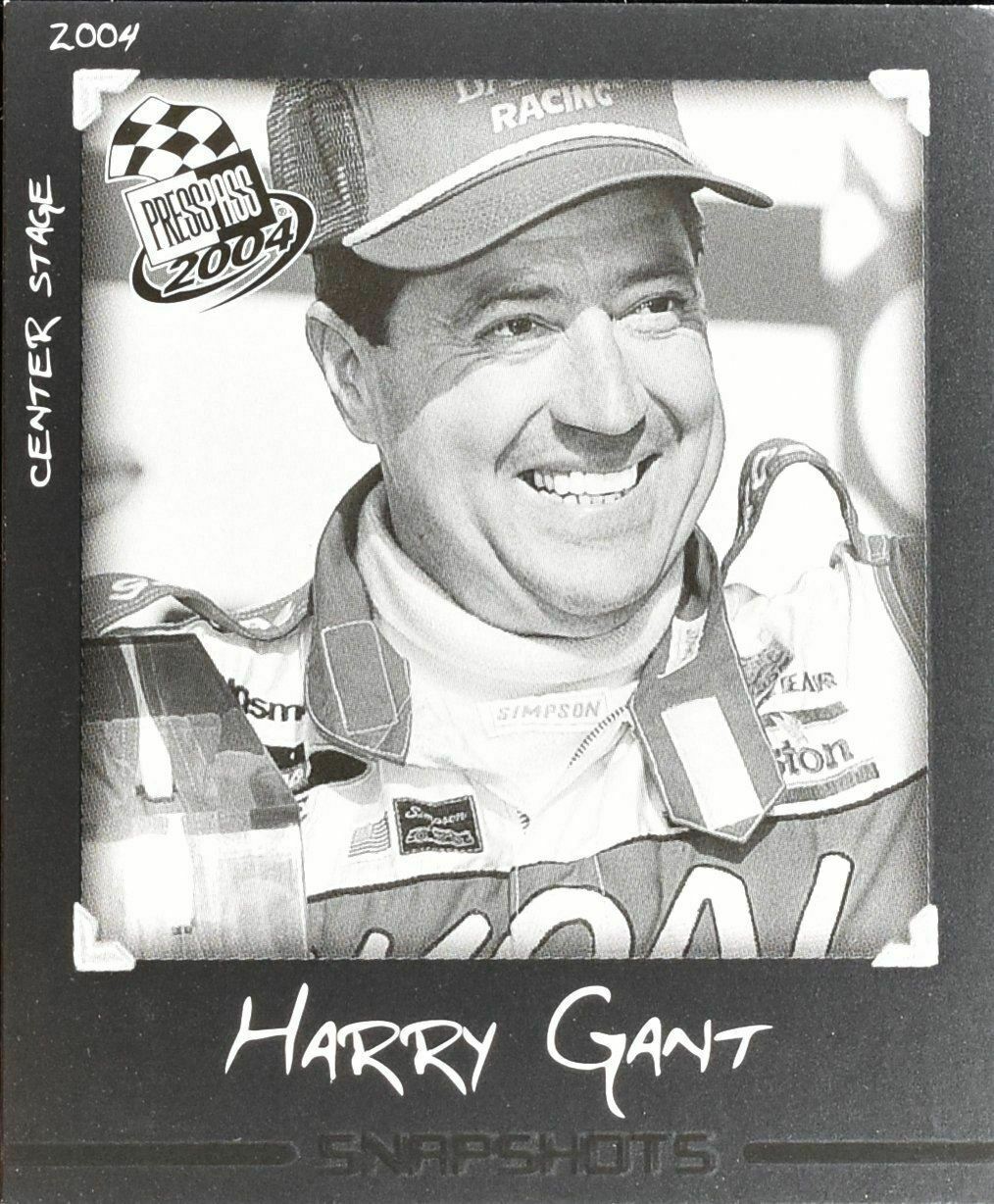 Harry Gant SS 29 / 36 Press Pass 2004 Snapshots Nascar Racing Card