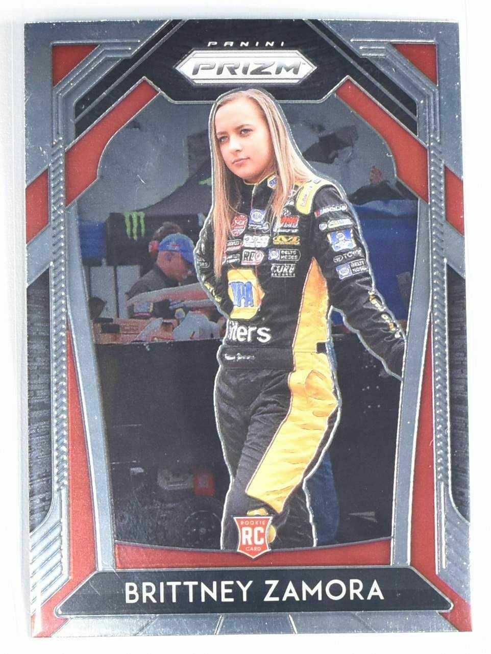 Brittney Zamora Panini Prizm 2020 Nascar Card