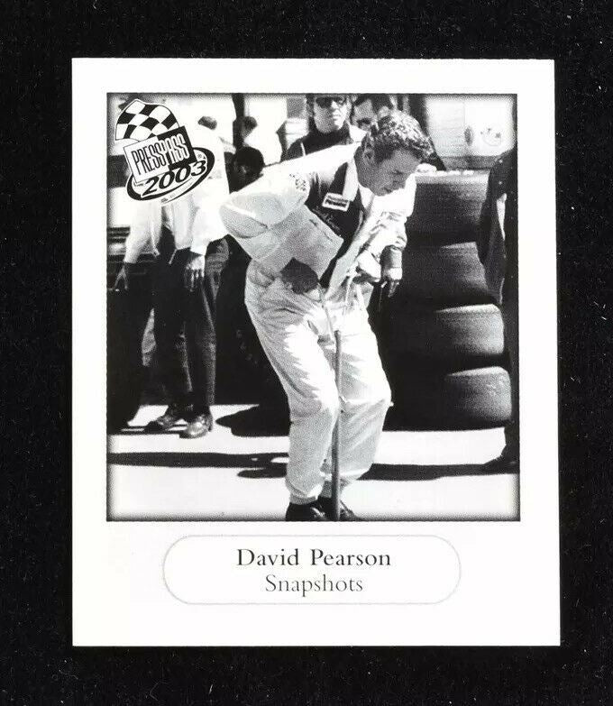 David Pearson SS 33/36 Press Pass 2003 Snapshots Nascar Racing Card