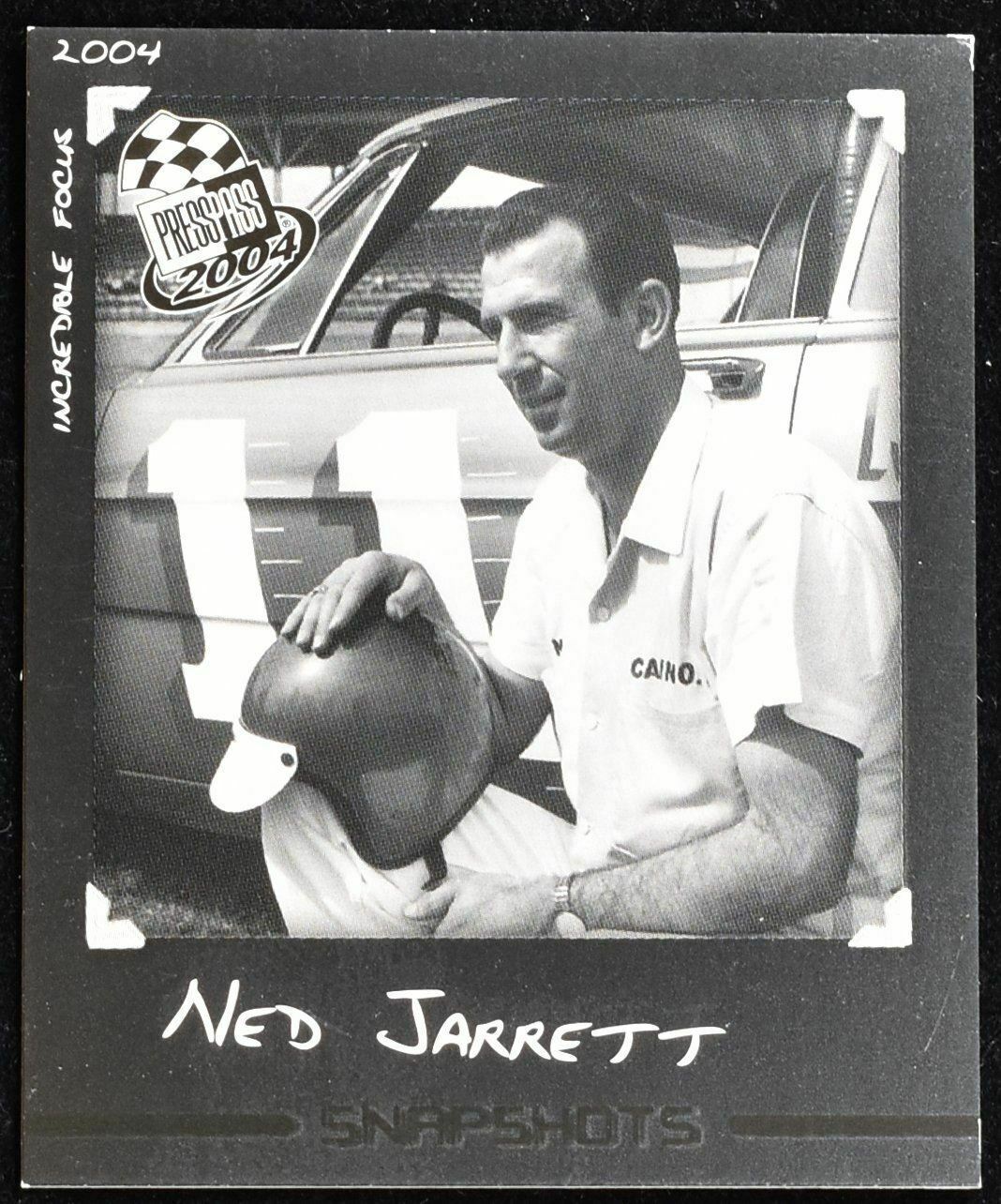 Ned Jarrett SS 30/36 Press Pass 2004 Snapshots Nascar Racing Card