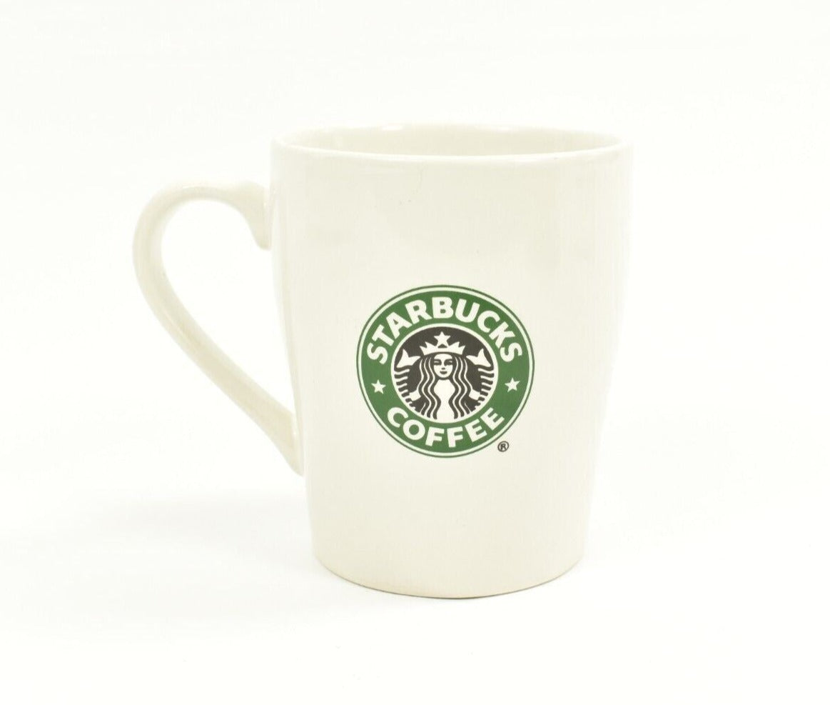 Vintage Starbucks Original 2007 White MERMAID LOGO 10.2 fl oz Coffee Cup Mug