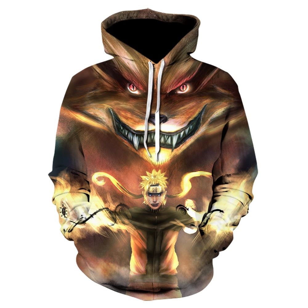 Uzumaki Naruto Hoodie Pull Over