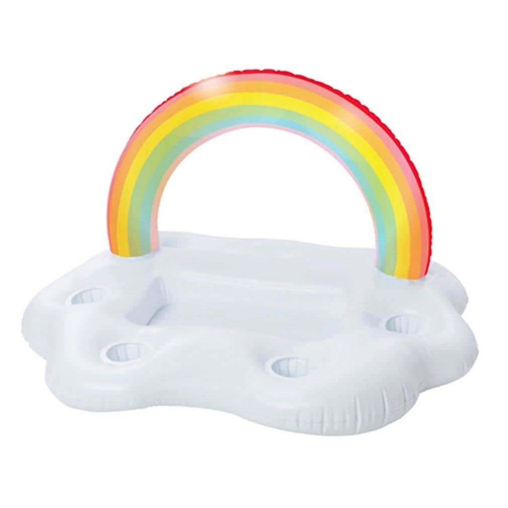 Summer pool  Party Bucket Rainbow Cloud Cup Holder Inflatable Pool Float Beer Dr