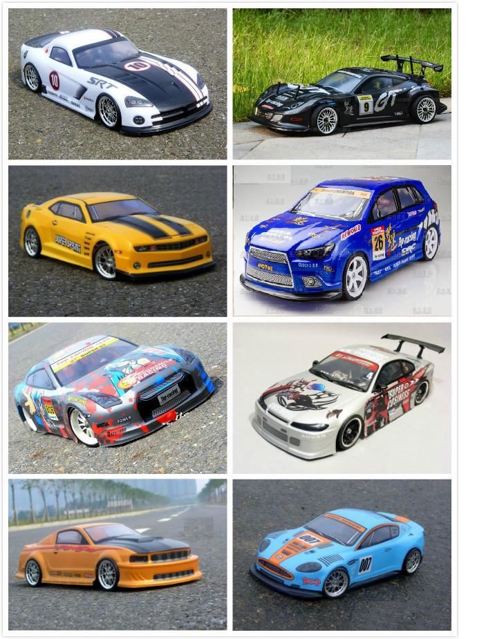 YUKALA 1pcs/lot 1/10 rc car parts  painted shell body 1/10 car accessories for