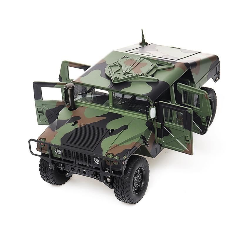 HG P408 RC Military Car 30km/h Light Sound Function 1/10 2.4Ghz 4WD 16CH Radio C