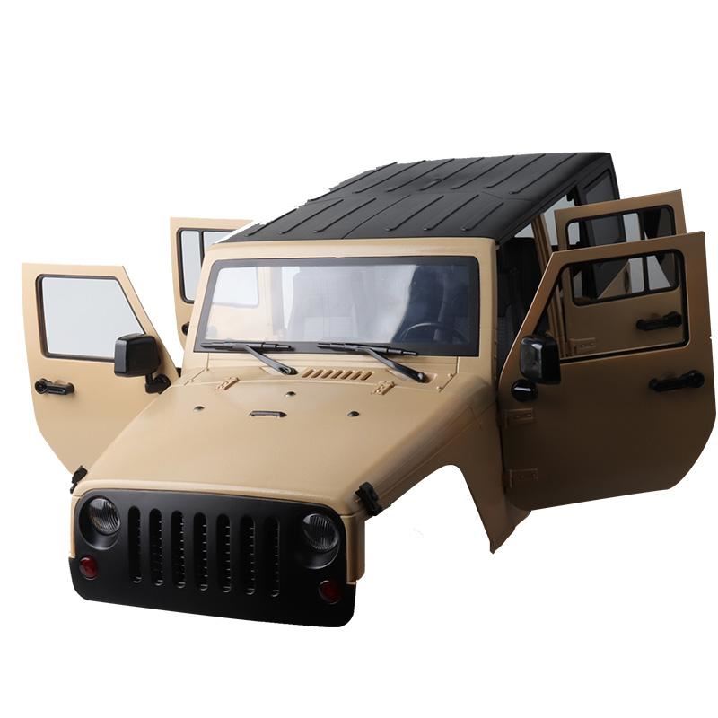 Wheelbase JEEP Wrangler Hard Plastic Body Shell KIT For 1/10 RC Crawl