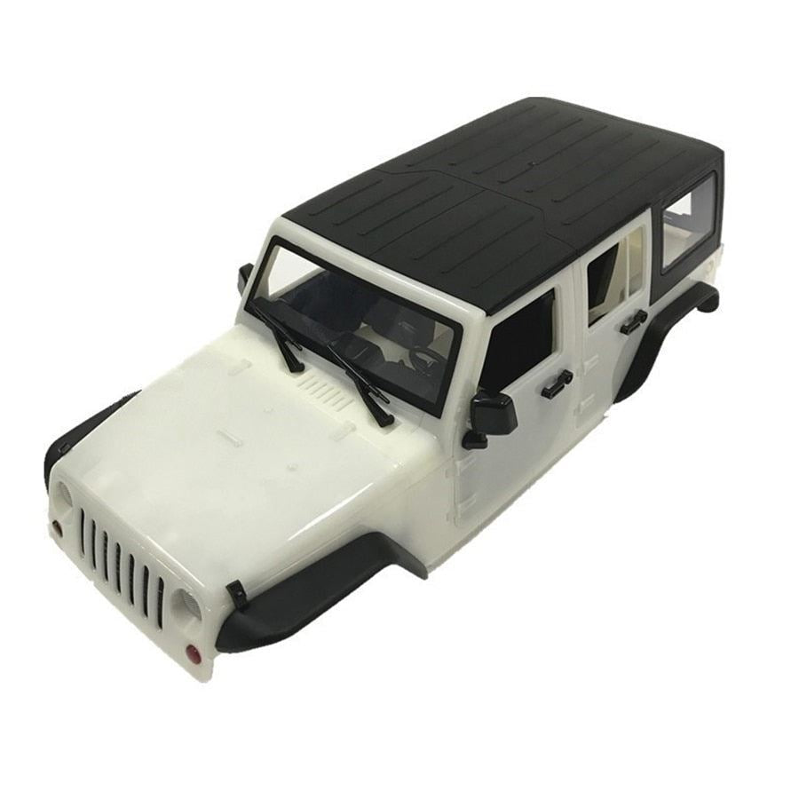 Wheelbase JEEP Wrangler Hard Plastic Body Shell KIT For 1/10 RC Crawl