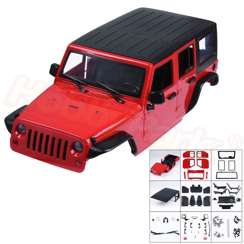 Unassembled 12.3inch 313mm Wheelbase Car Hard Body Shell for 1/10 RC Crawler Axi