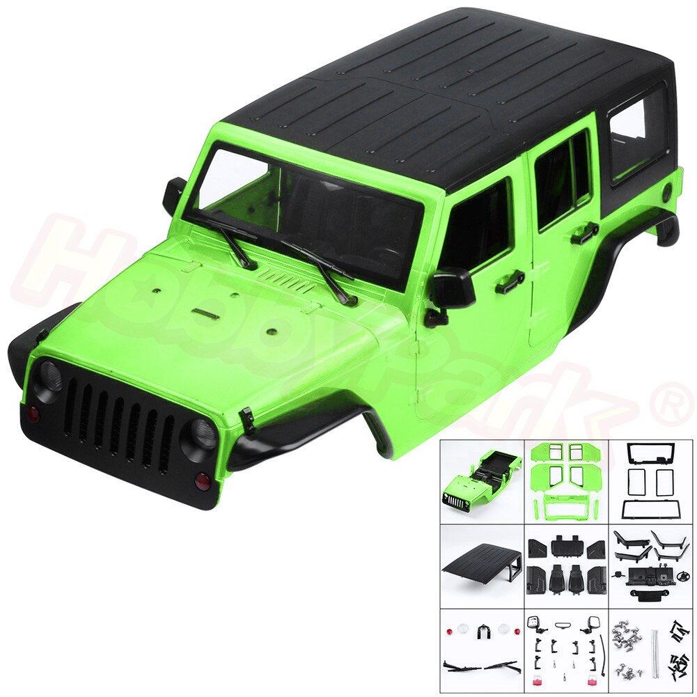 Unassembled 12.3inch 313mm Wheelbase Car Hard Body Shell for 1/10 RC Crawler Axi