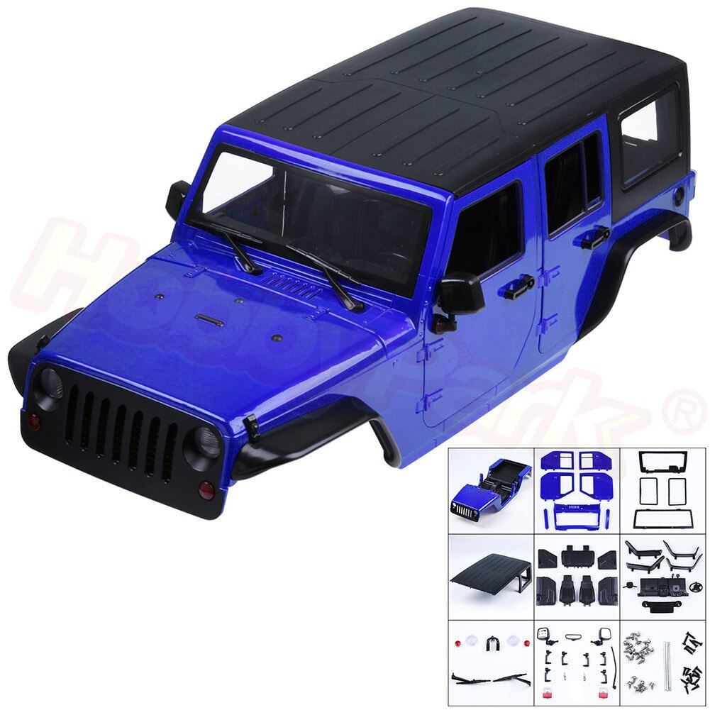 Unassembled 12.3inch 313mm Wheelbase Car Hard Body Shell for 1/10 RC Crawler Axi