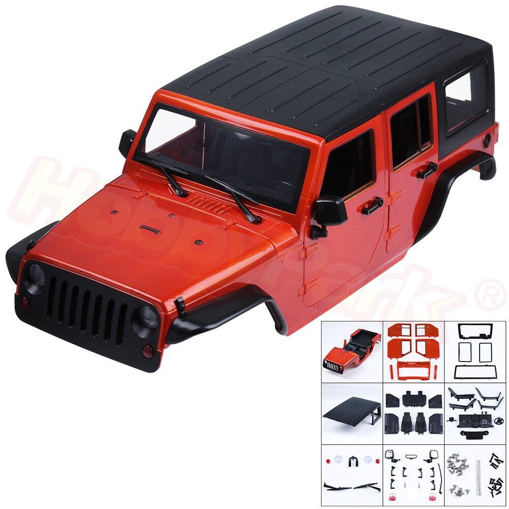 Unassembled 12.3inch 313mm Wheelbase Car Hard Body Shell for 1/10 RC Crawler Axi