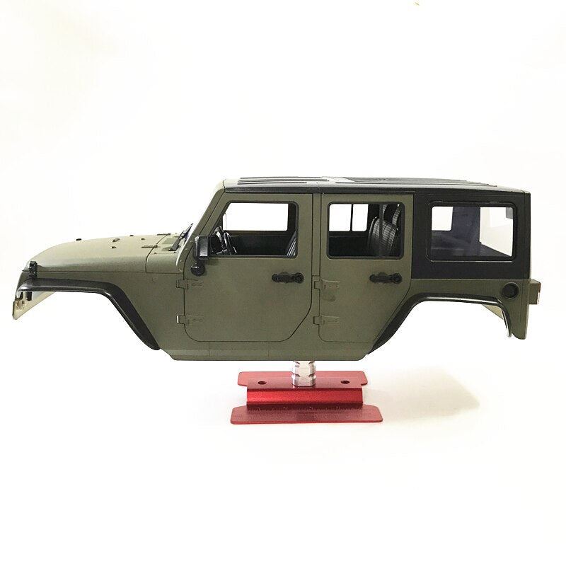 Unassembled 12.3inch 313mm Wheelbase  jeep  Wrangle  Body Car Shell for 1/10 RC