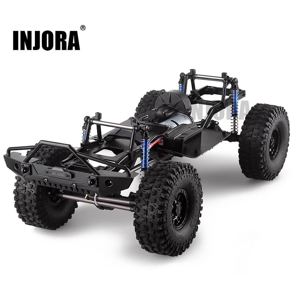 INJORA 313mm 12.3" Wheelbase Assembled Frame Chassis for 1/10 RC Crawler Car SCX