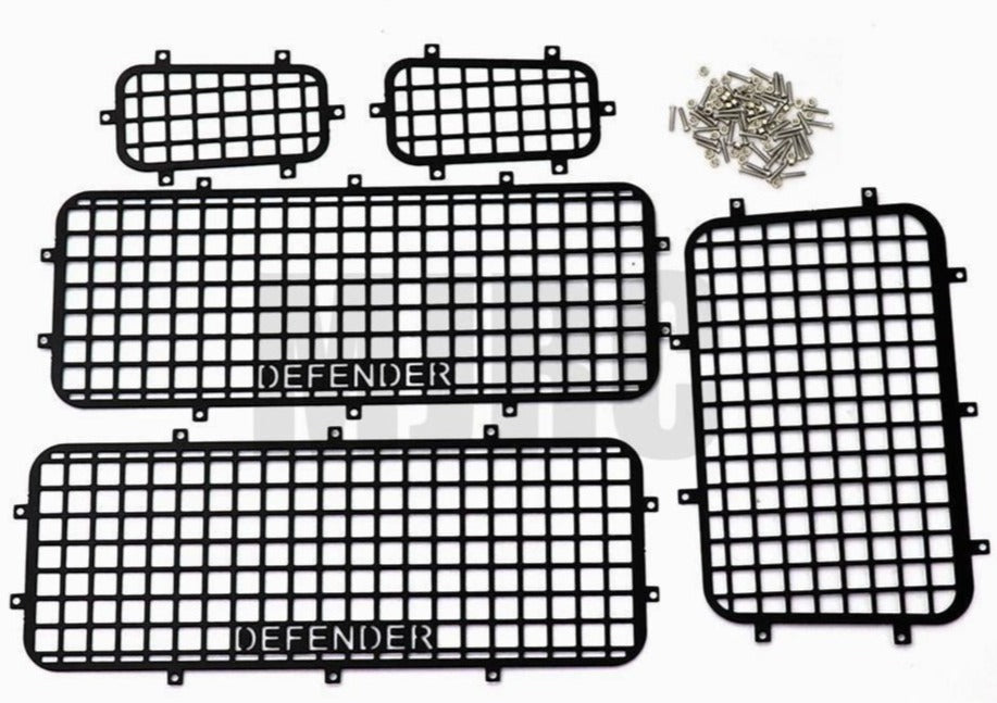 AJRC TRAXXAS TRX4 Defender 82056-4 Metal Window Mesh Protective Net for 1/10 RC