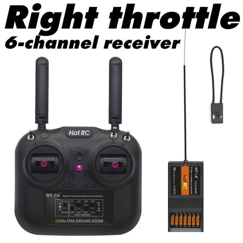 HT-6A UAV Aircraft Model six-channel Remote Controller Suitable for Small Cross