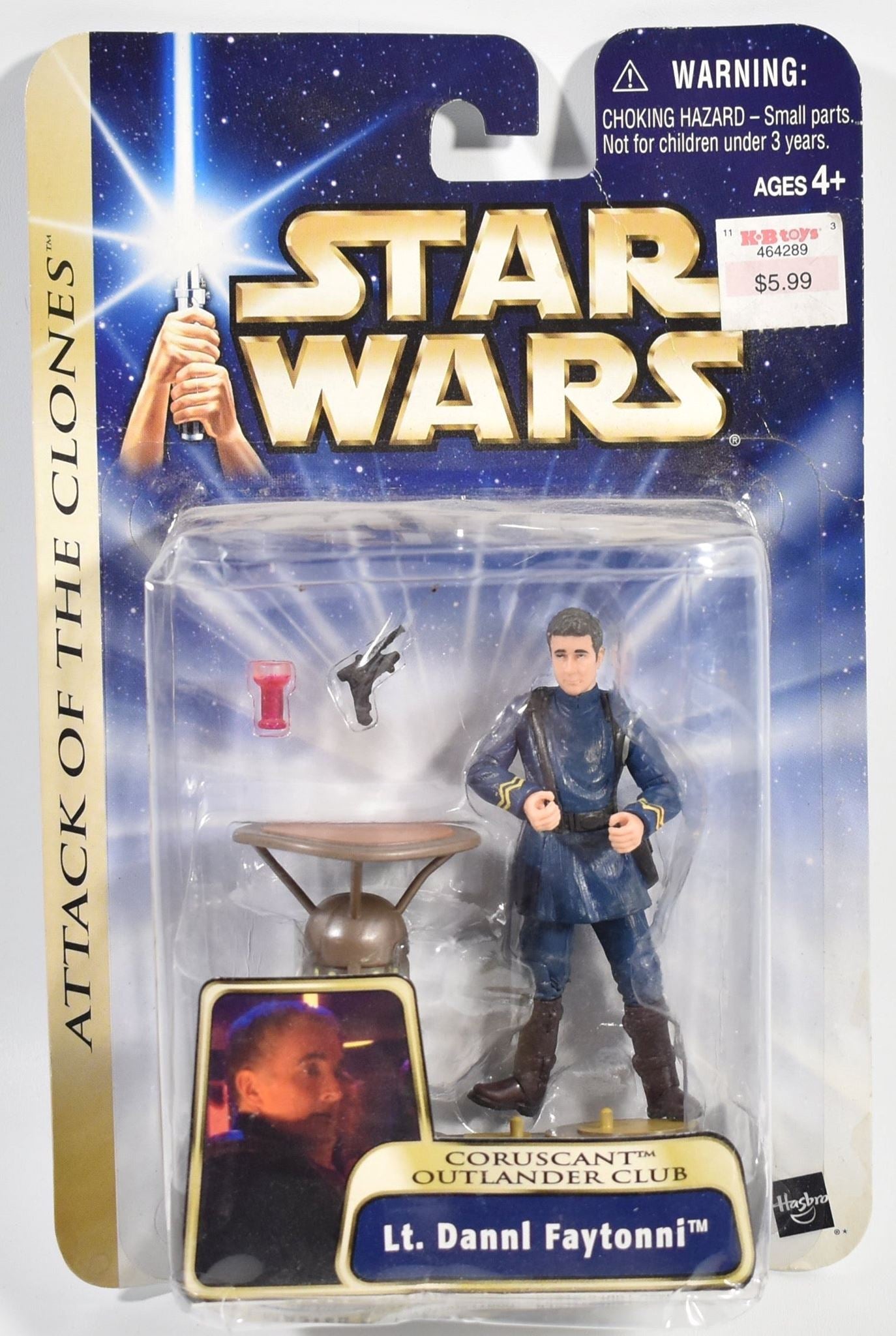 Lt Dannl Faytonni Coruscant Outlander Club Action Figure