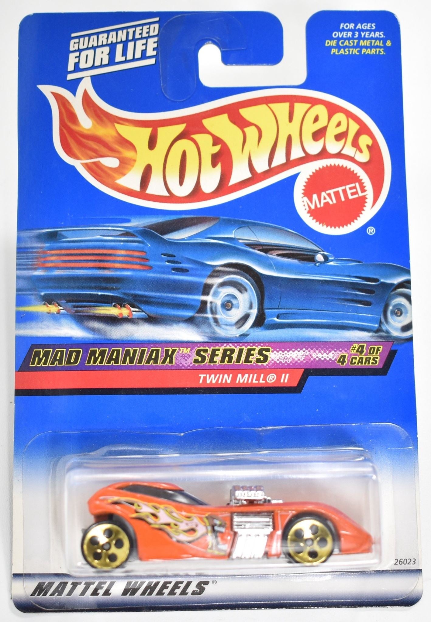 Hot Wheels die cast car Twin Mill 2 4 of 4 Cars Mad Maniax Series