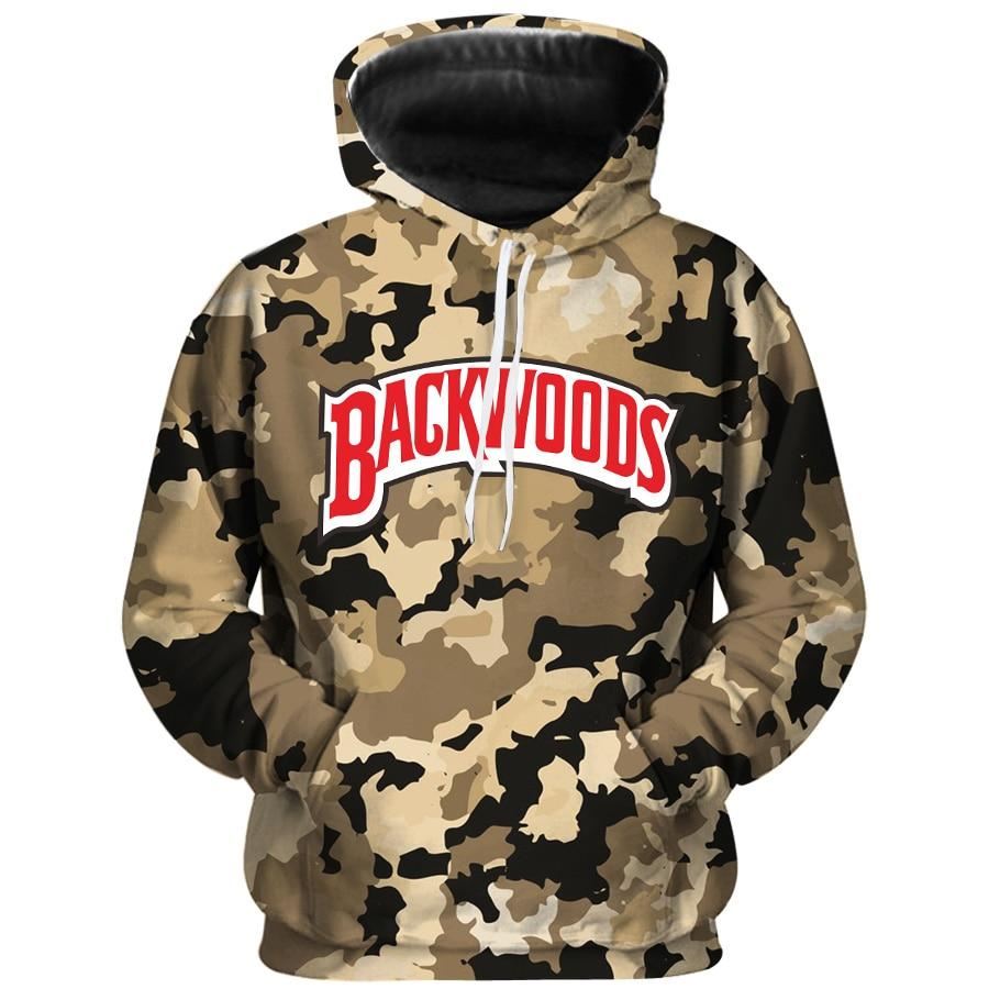 Backwoods Camouflage Honey  Adult Pullover Sweatshirt