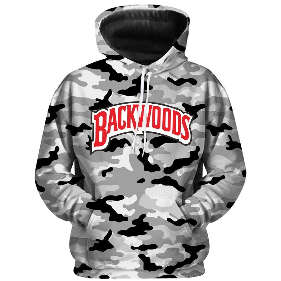 Backwoods Camouflage Honey  Adult Pullover Sweatshirt