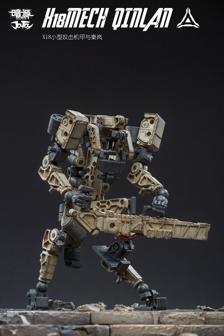 JOYTOY Action Figure Soldier Mecha Figure X18 Mech QINLAN Collection Model 1/25