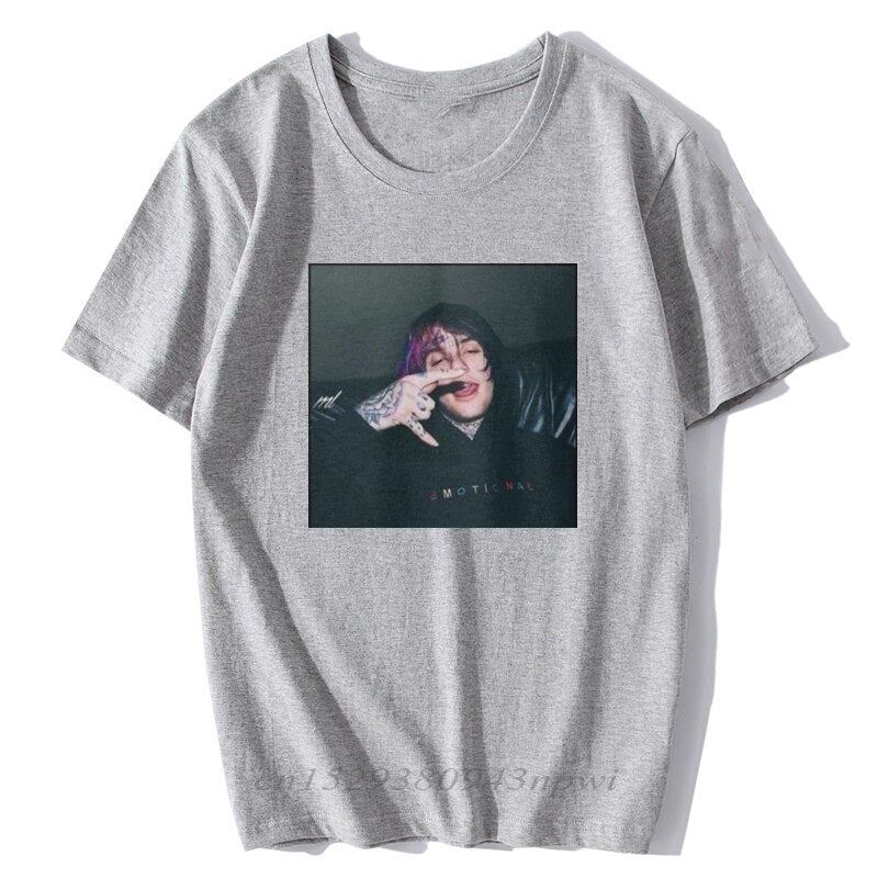 LIL PEEP T SHIRT BLACK WHITE Jurney Print T-shirt Cool Xxxtentacion Tshirt Brand