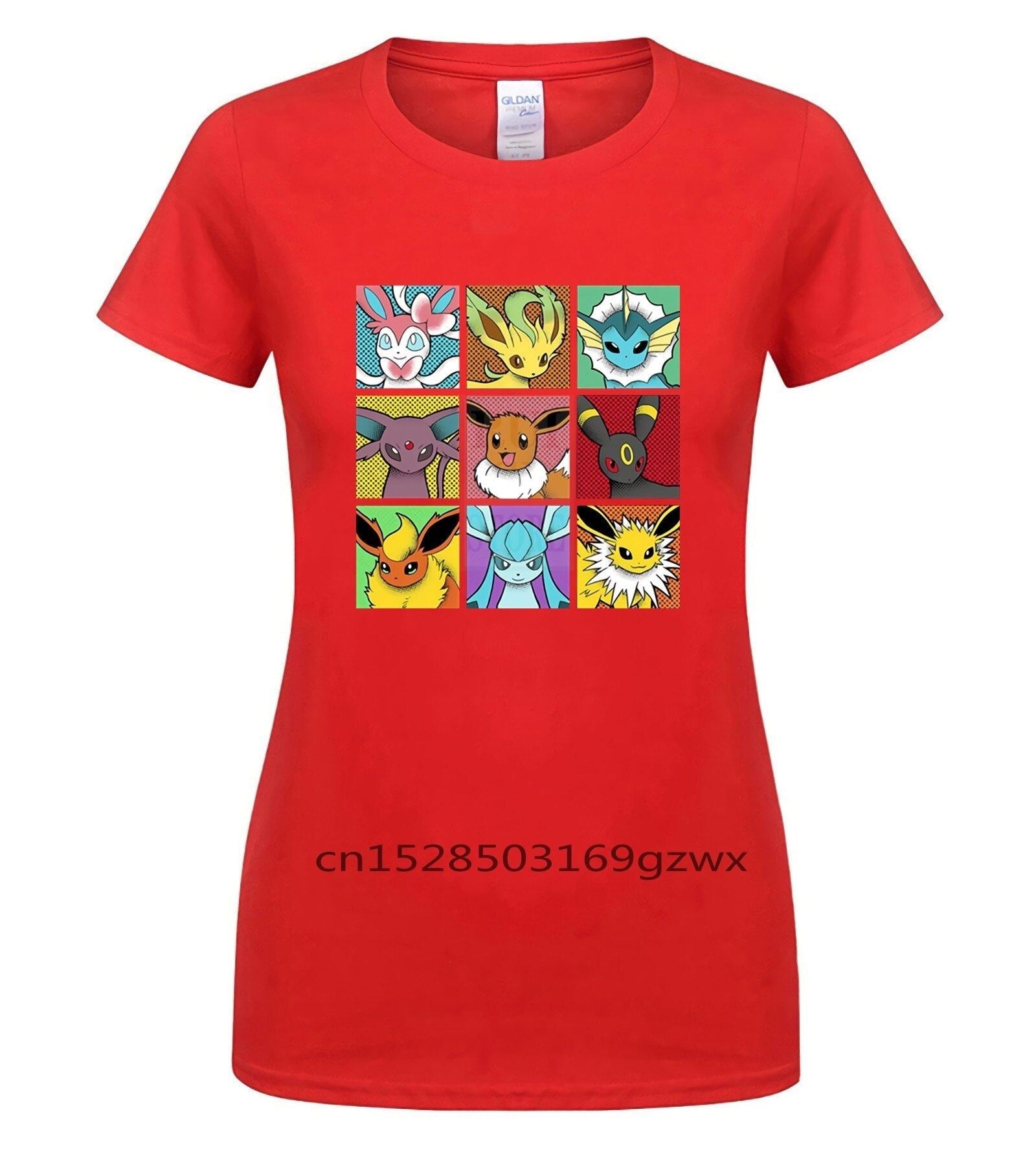 Men's 2020 Fashion Style T Shirt Funny Pop Eeveelutions Eevee Pokemon Japan Anim