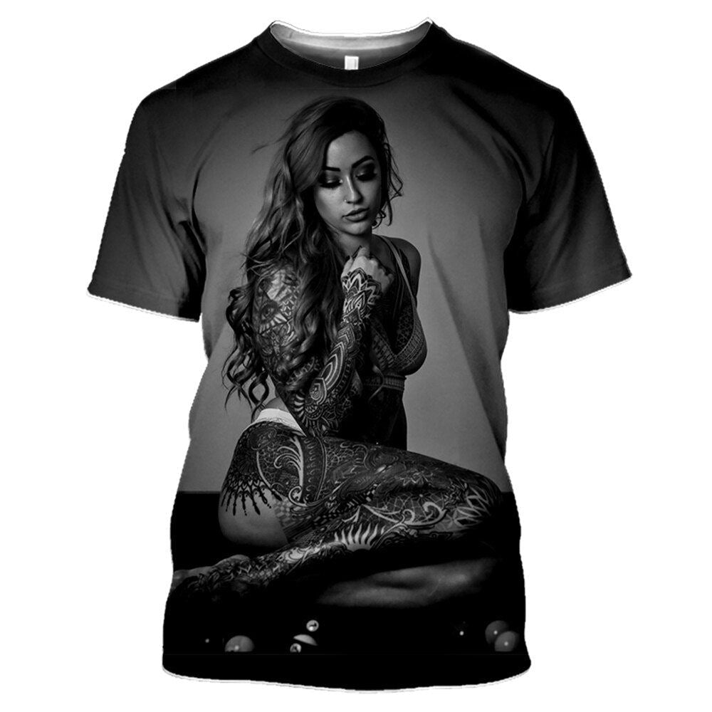 Unisex 3D Printed t shirt Men Women Sexy goddess Harajuku T Shirts men Fashion C