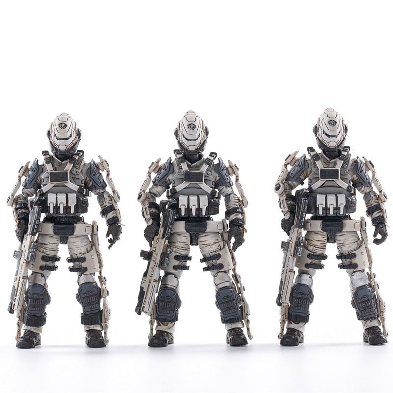 JOYTOY Action Figures (4PCS/Set) The 20th Army Viper Squad And Single Female 1/18