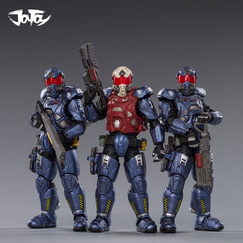 JOYTOY Action Figures (3PCS/Set) The 03rd Legion Interstellar Trooper 1/18