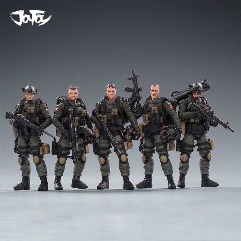 1/18 JOYTOY Action Figure PLA Army Anti-Terrorism Unit Soldier Figures Collectib