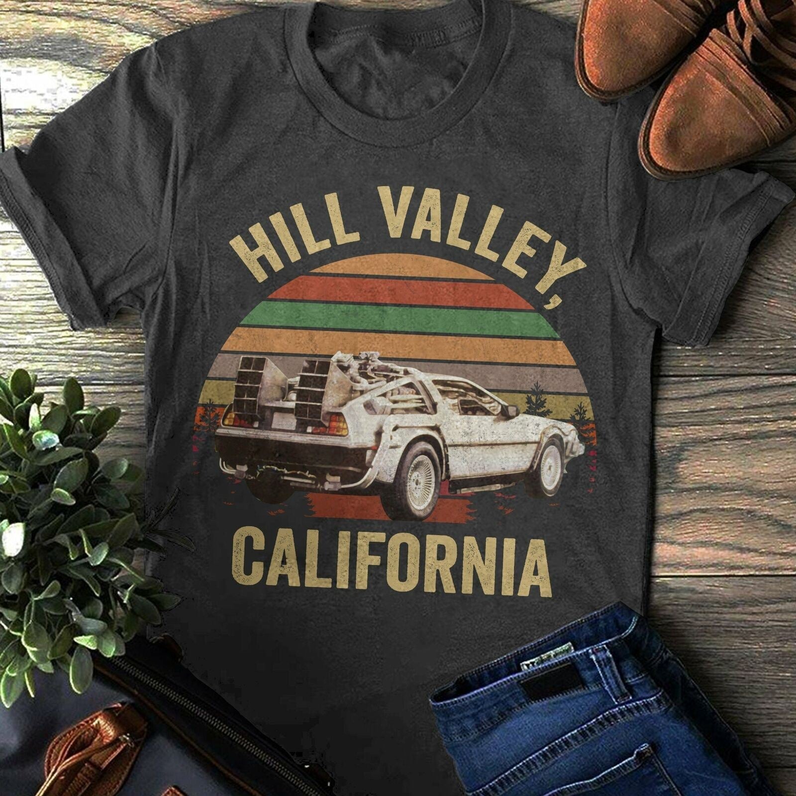 Hill Valley T-shirt, Back To The Future TShirt, Marty Mcfly, Hill Valley, Classi