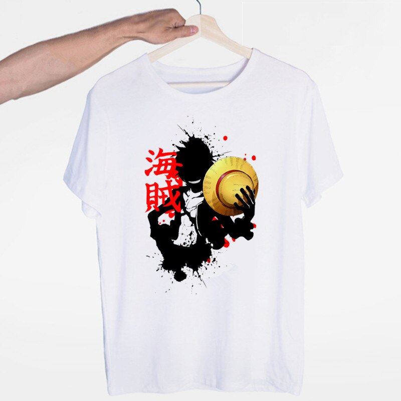 Men's ONE PIECE Anime T-shirt Men Cosplay Casual Short Sleeve Personalized Tshir