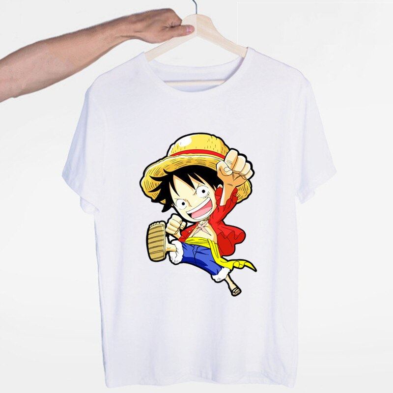 Men's ONE PIECE Anime T-shirt Men Cosplay Casual Short Sleeve Personalized Tshir