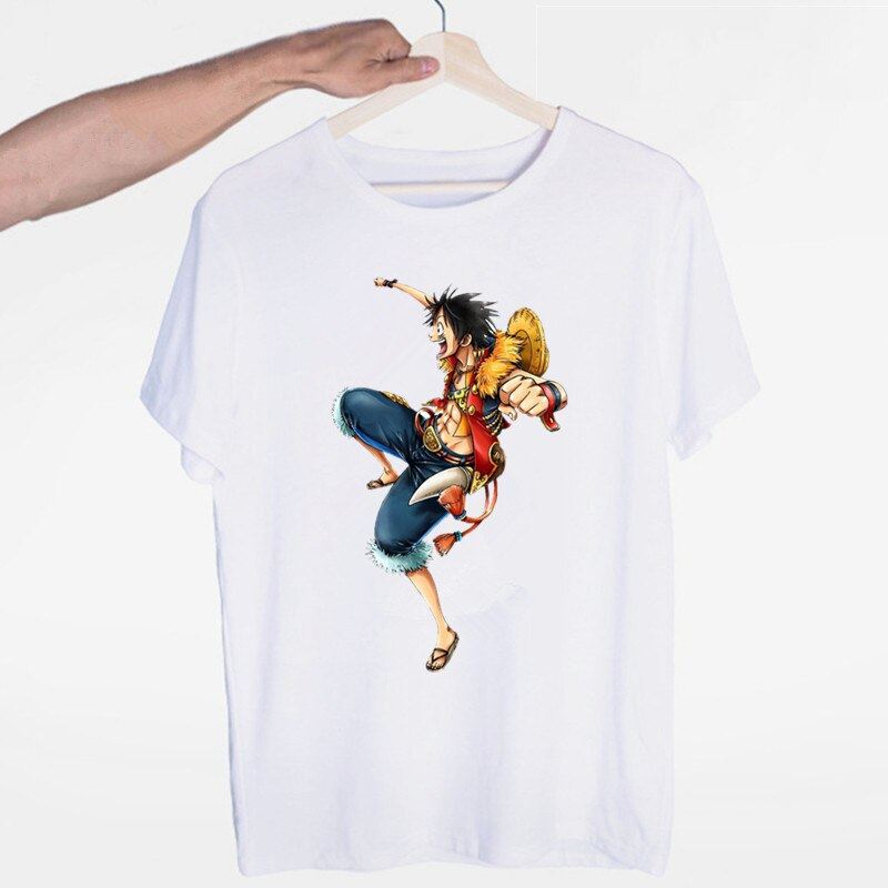 Men's ONE PIECE Anime T-shirt Men Cosplay Casual Short Sleeve Personalized Tshir