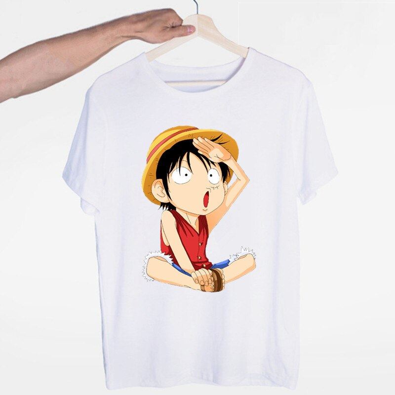 Men's ONE PIECE Anime T-shirt Men Cosplay Casual Short Sleeve Personalized Tshir