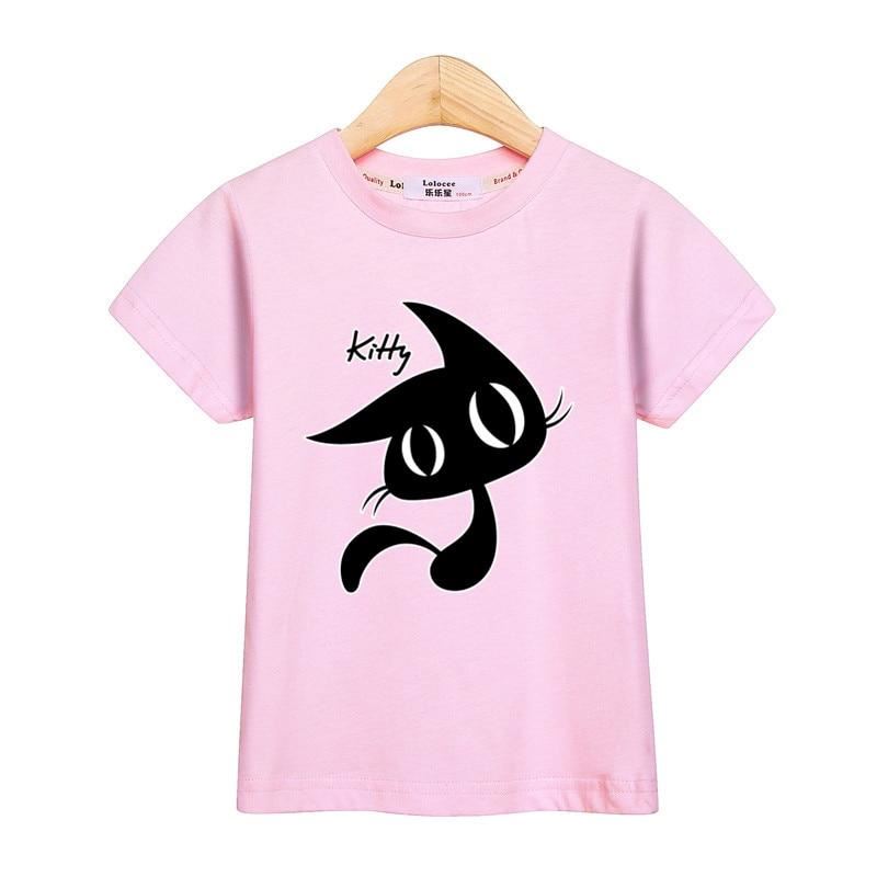 Little girl t-shirt fashion kids tops short sleeve tees 100% cotton shirt cute c