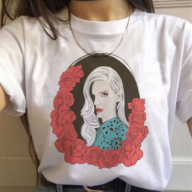 90s Graphic Aesthetic Tshirt Korean Style Top Tees Female Lana Del Rey Harajuku