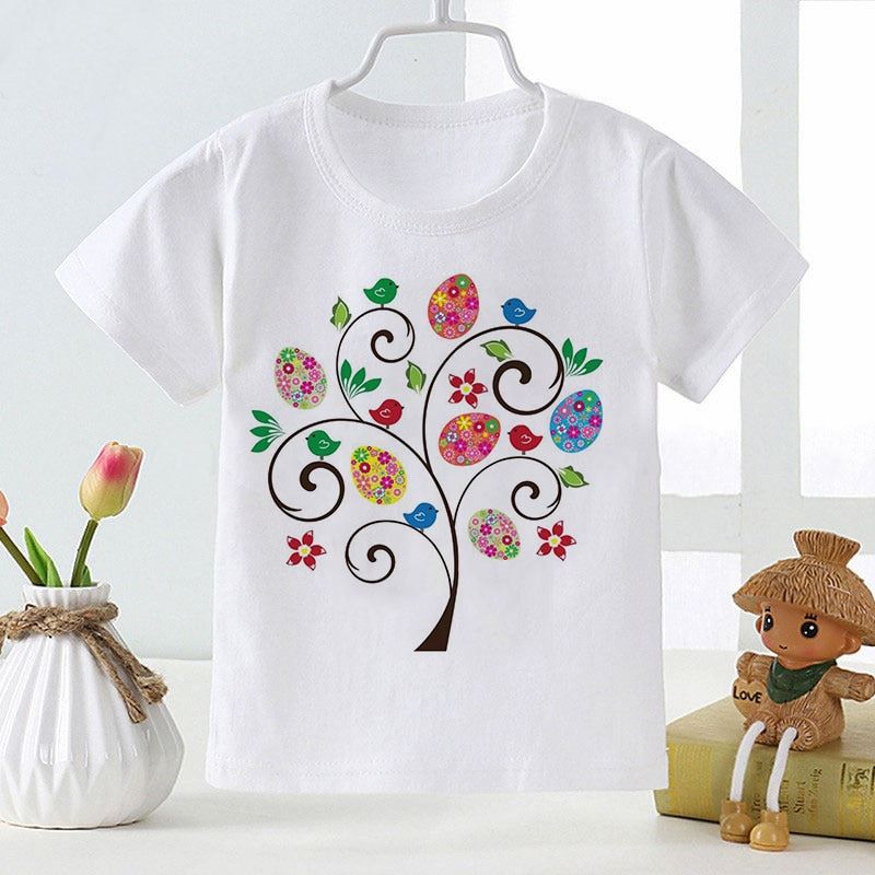 Kids Girl T Shirt Summer Baby Magic Tree Tops Toddler Tees Clothes Children Clot