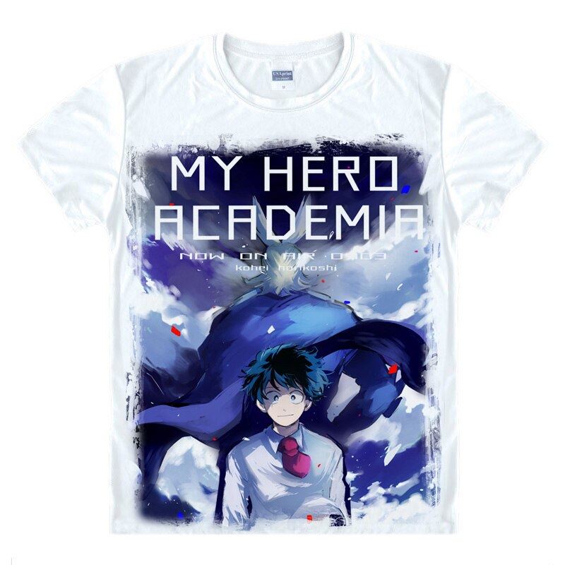 Newest My Hero Academia T Shirts Men Short Sleeve Clothing Boku No Hero Academia