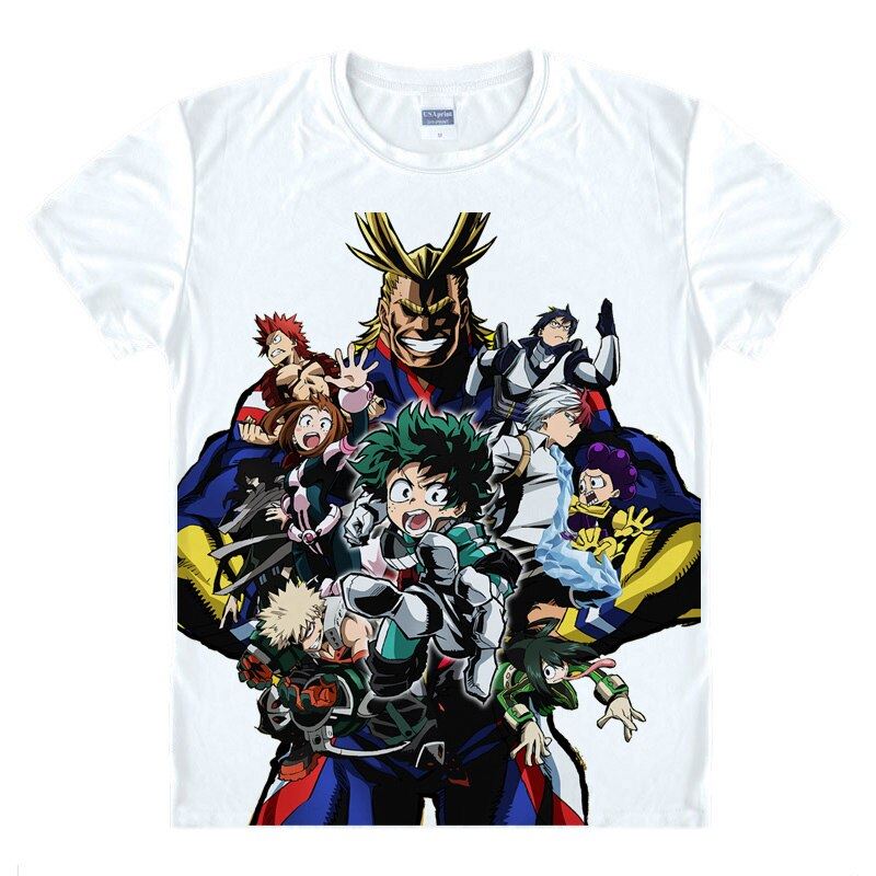 Newest My Hero Academia T Shirts Men Short Sleeve Clothing Boku No Hero Academia