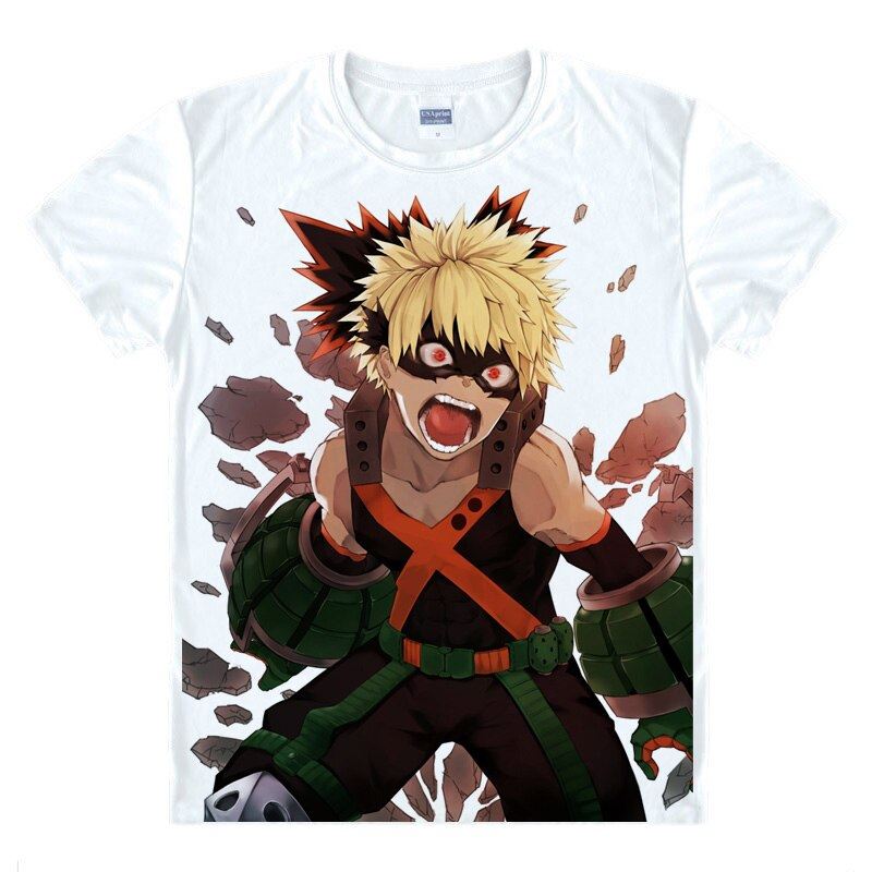 Newest My Hero Academia T Shirts Men Short Sleeve Clothing Boku No Hero Academia