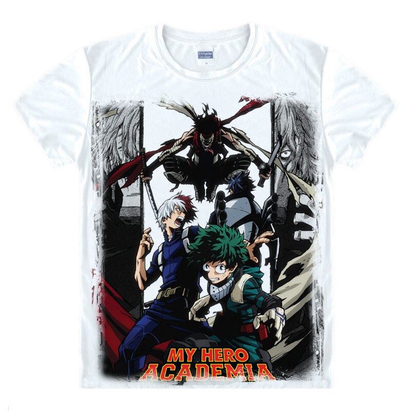 Newest My Hero Academia T Shirts Men Short Sleeve Clothing Boku No Hero Academia