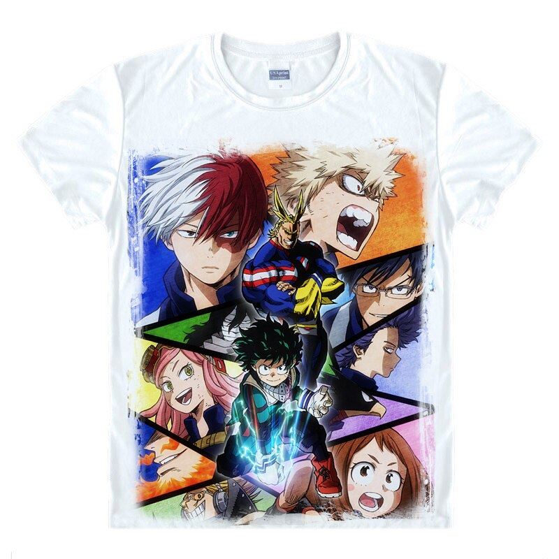 Newest My Hero Academia T Shirts Men Short Sleeve Clothing Boku No Hero Academia